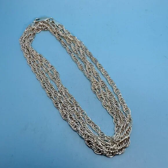 Milor Sterling Silver 925 Italy 2mm Thick Rope Chain 30 Long Lobster Claw